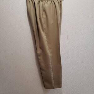 Alfred Dunner pants, tan, 10